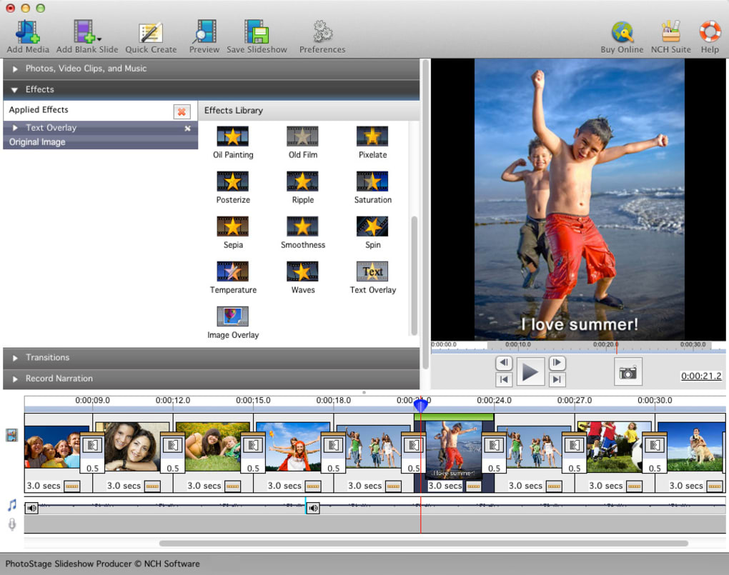 PhotoStage Slideshow Producer Professional 10.52 download the last version for mac