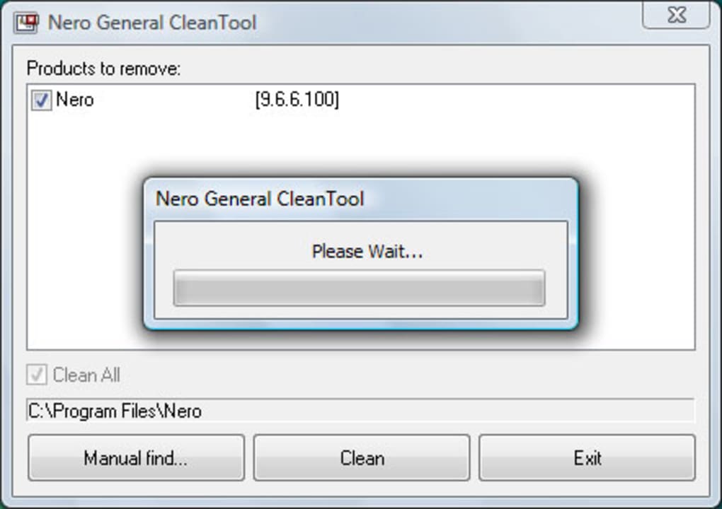 nero 9 clean tools