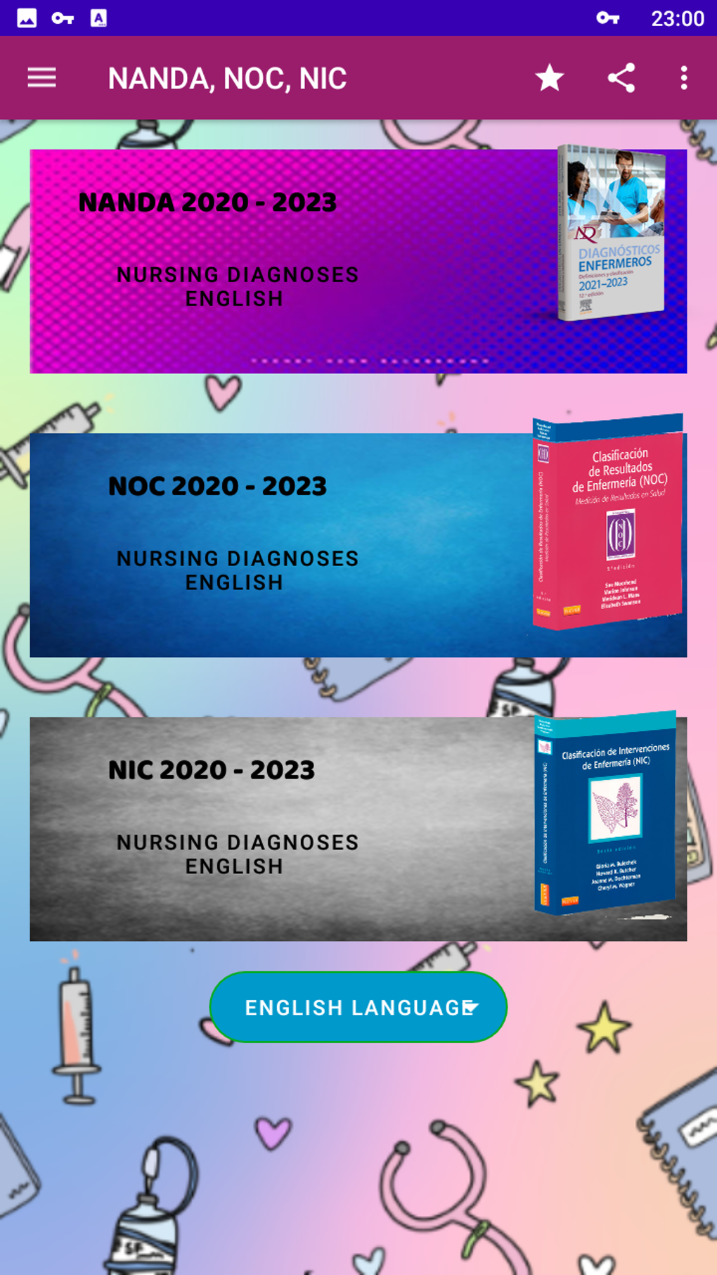 Nursing NANDA NOC NIC Books Para Android Download