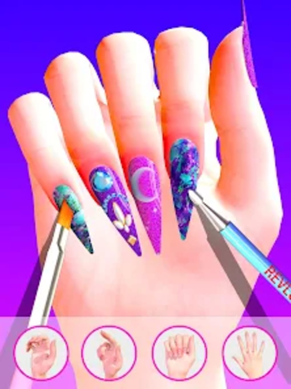 Acrylic Nails Games for Girls android iOS-TapTap