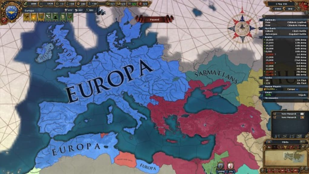 europa universalis 4 timeline
