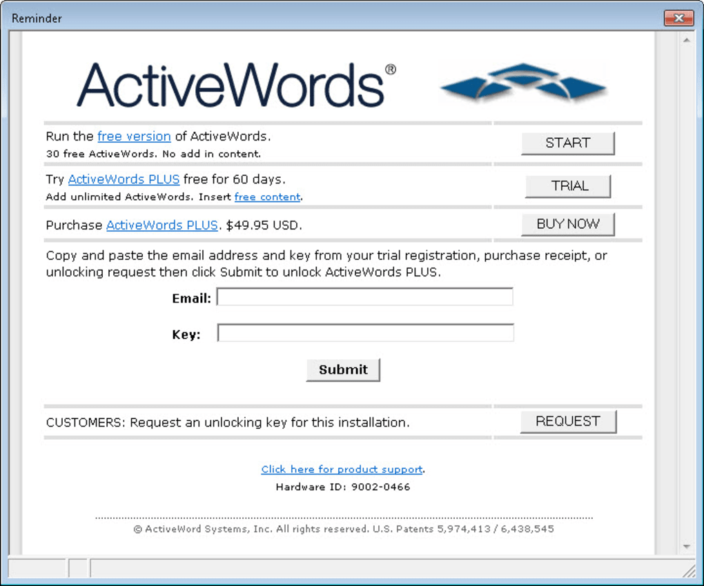 ActiveWords - Microsoft Apps