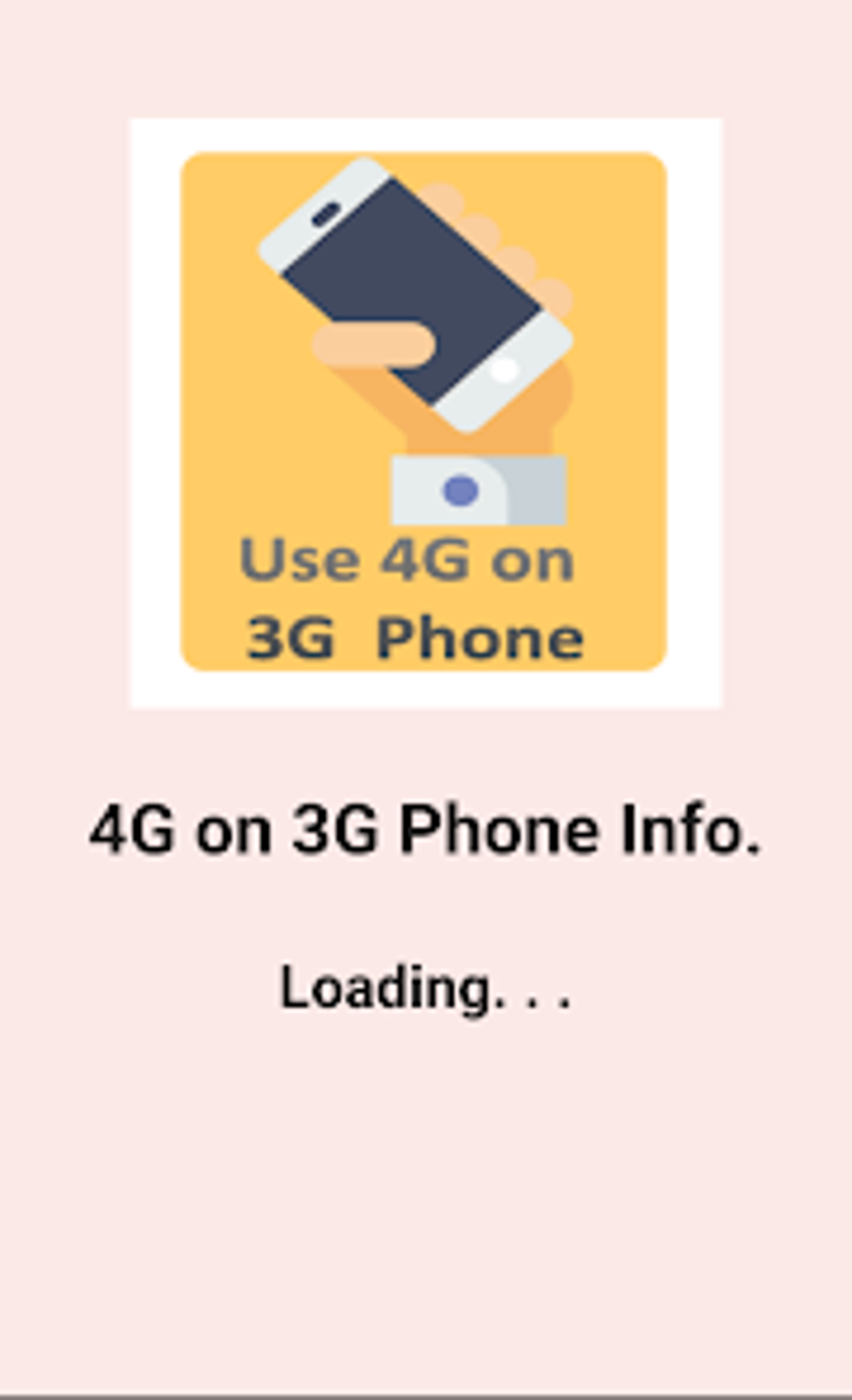 4G on 3G Phone Info. для Android — Скачать