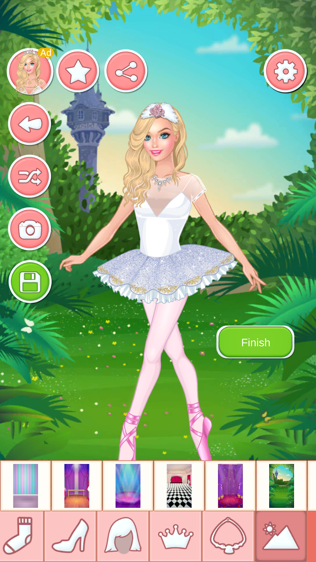 Ballerina Dress Up Games для Android — Скачать