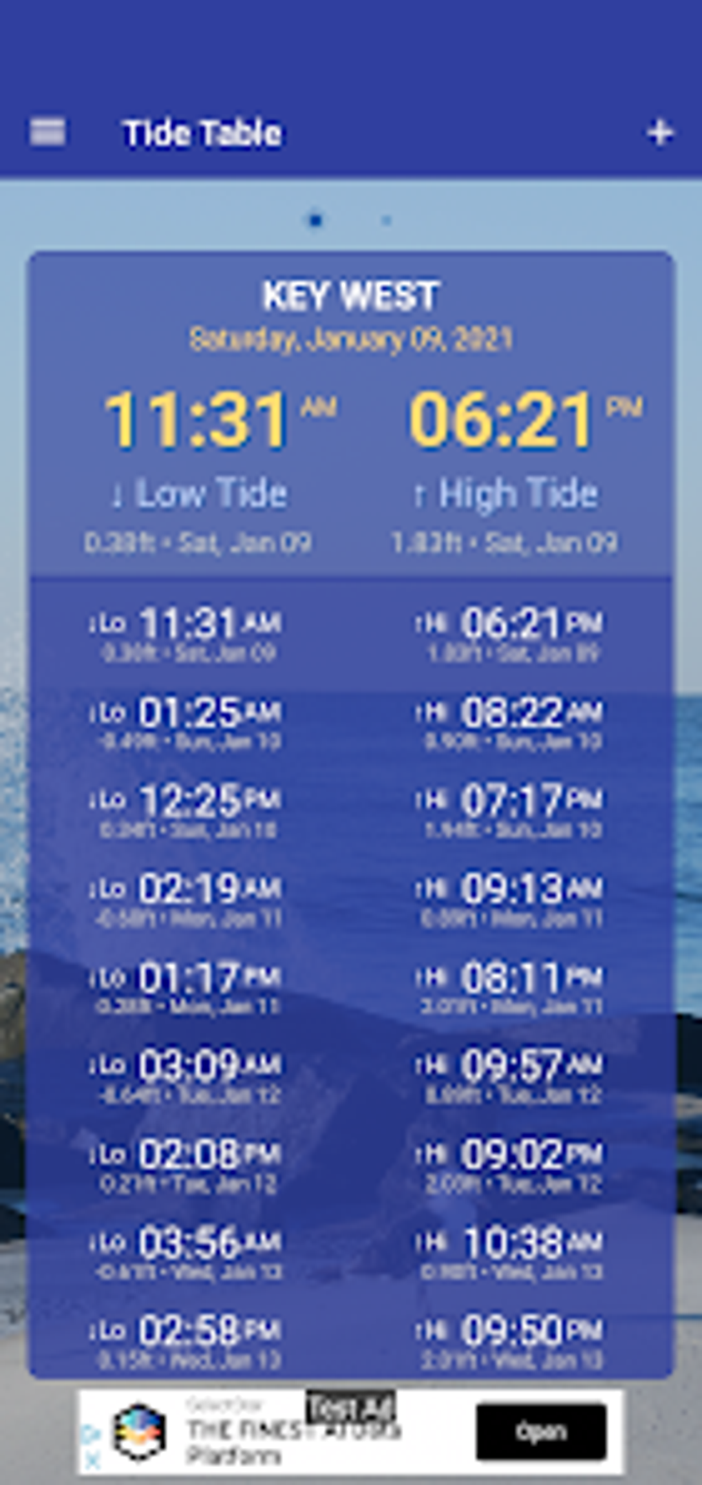 Tide Table For Android Download