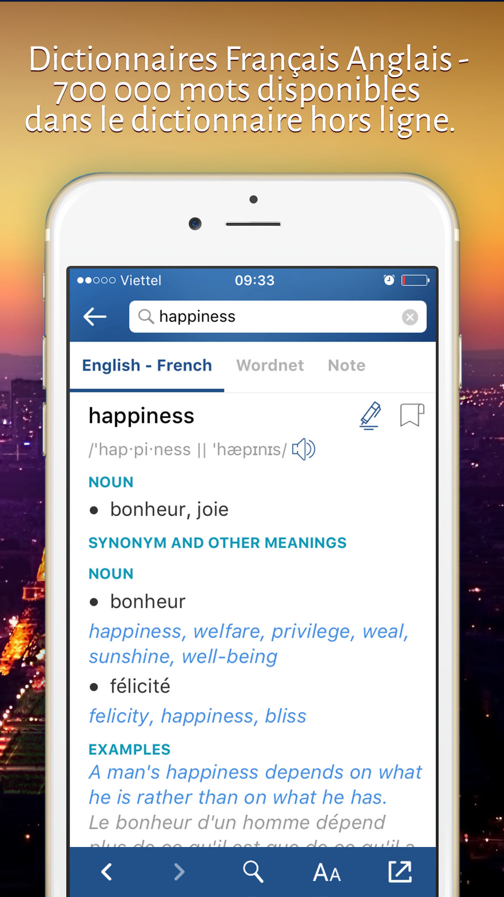 French Dictionary Translator for iPhone - Download