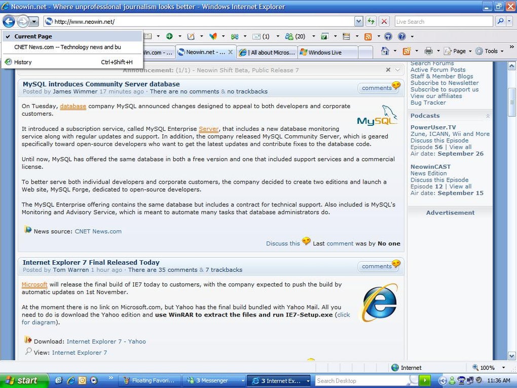 New Internet Explorer Download