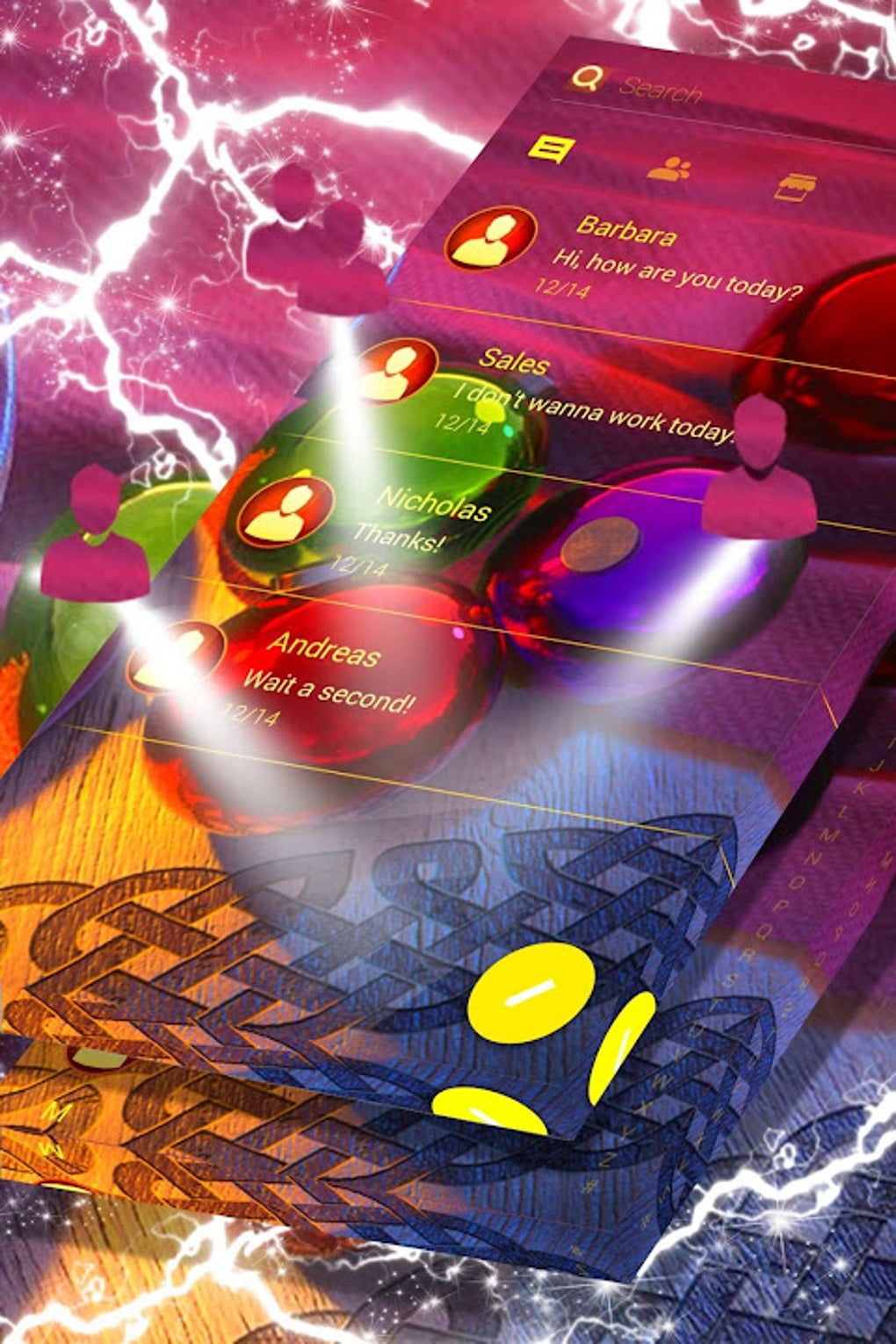 Colorful SMS Theme APK for Android Download