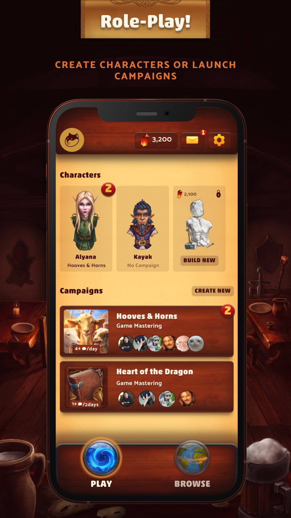 Dungeon Realms: Chat Roll для Android — Скачать