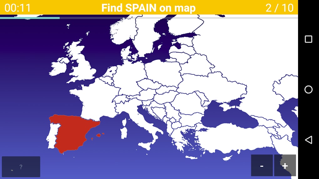Europe Map Quiz European Countries And Capitals Screenshot 