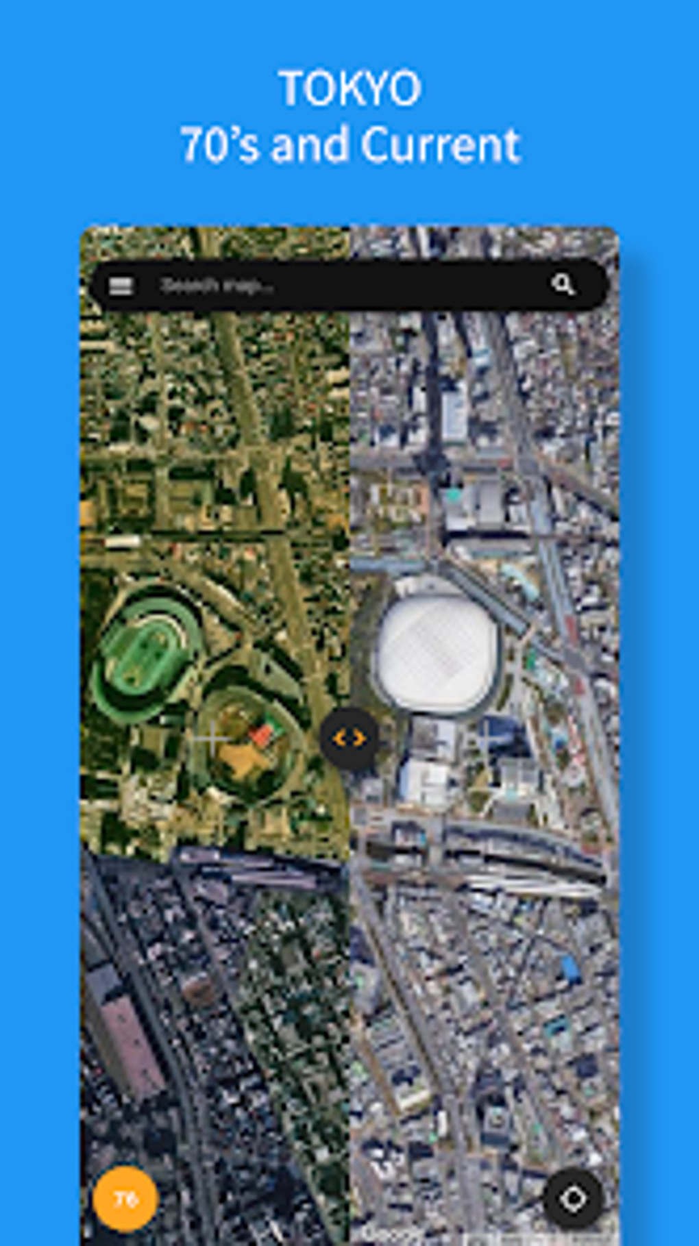 Old Satellite Map JAPAN Android 