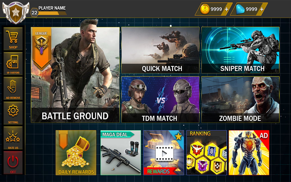 FPS Gun Shooter Offline Game para Android - Download