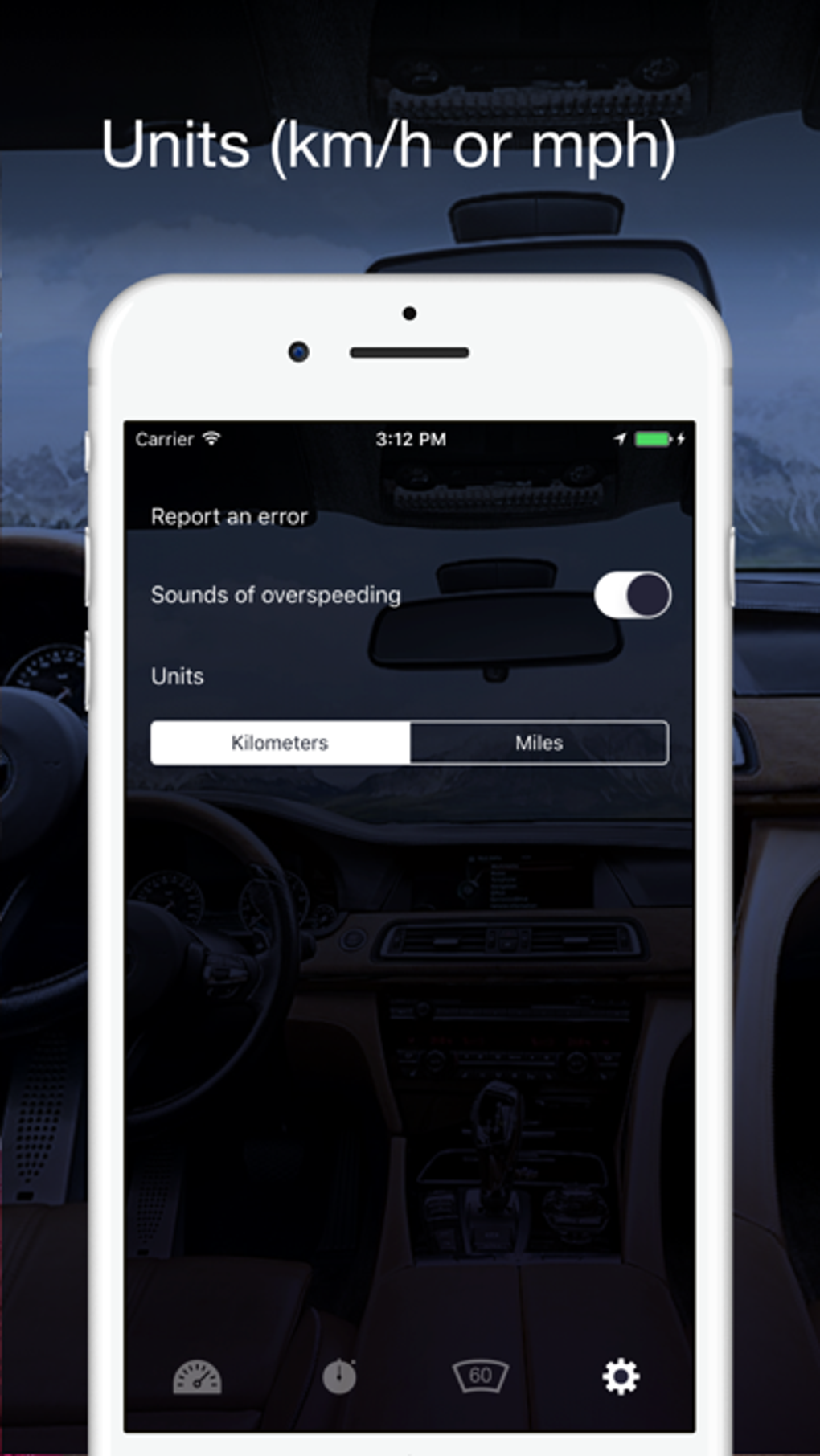 Speedometer GPS: HUD Car Speed Tracker Mph Meter для iPhone — Скачать