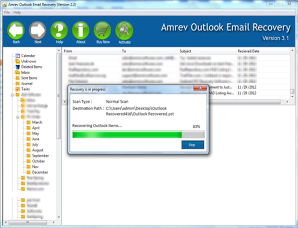 outlook email recovery software free download