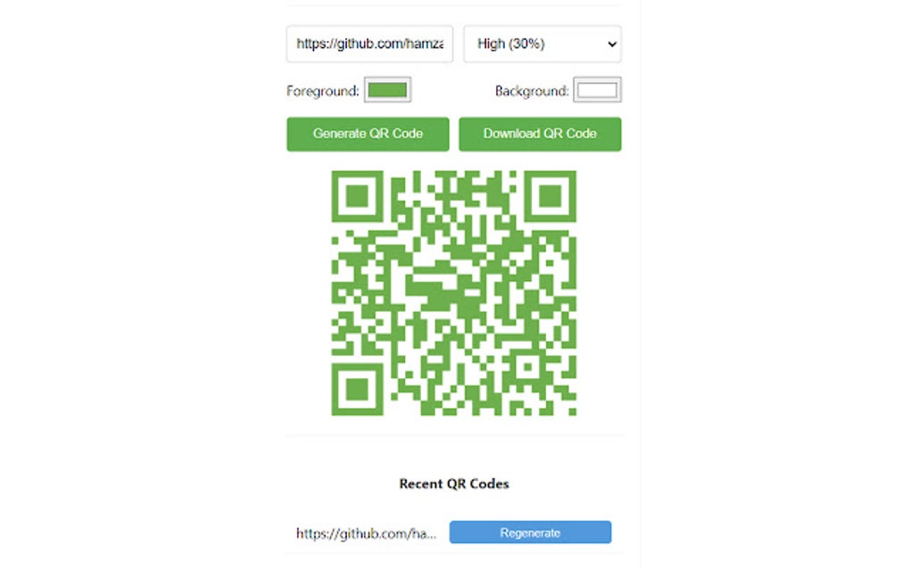 Advanced QR Code Generator Google Chrome 용 - 확장 프로그램 다운로드