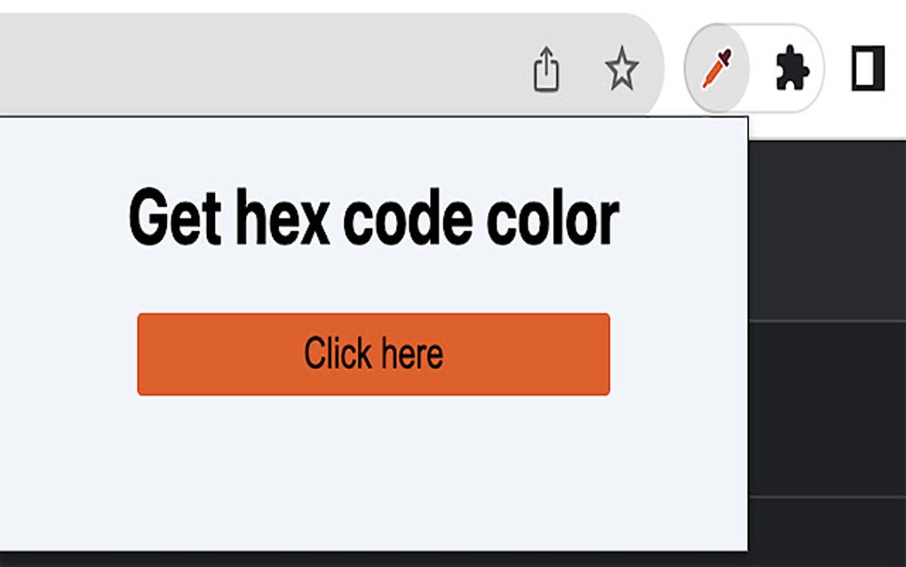 Get Hex Code Color Google Chrome 용 - 확장 프로그램 다운로드