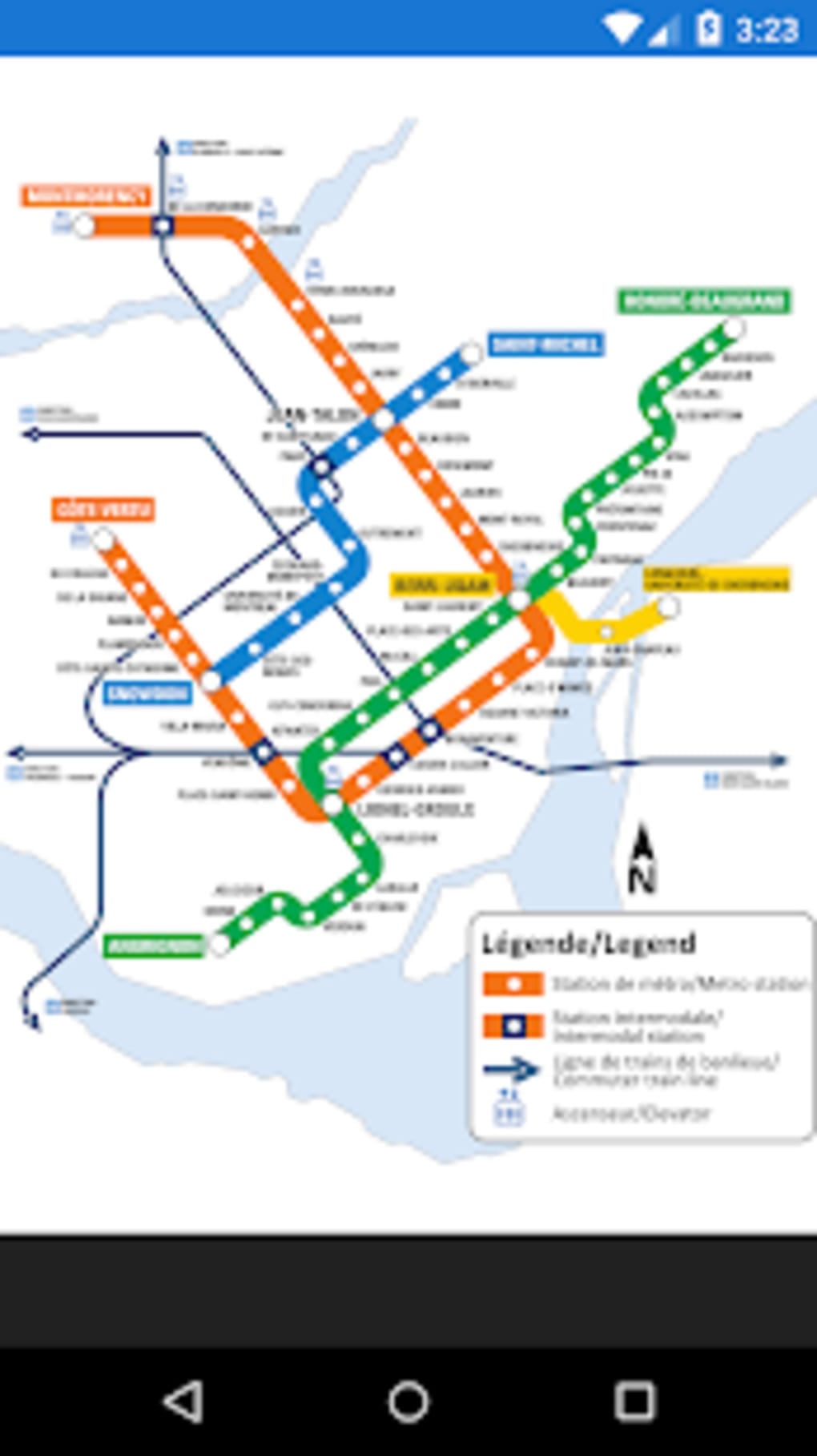 Montreal Metro Map APK для Android — Скачать