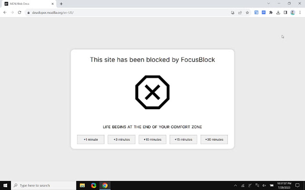 FocusBlock Website Blocker & Pomodoro Timer for Google Chrome