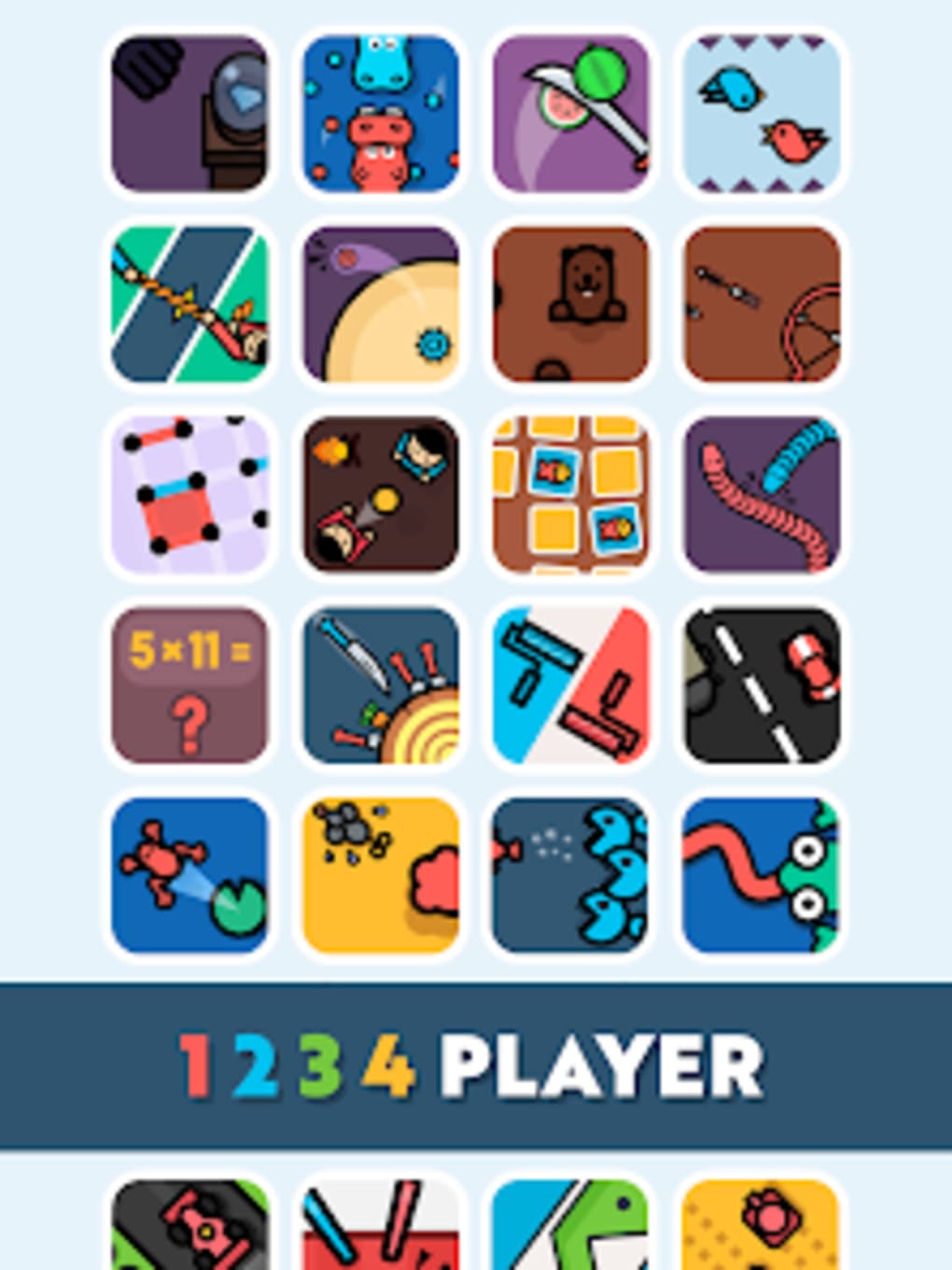 Download and play 1 2 3 4 Player Games : Stickman 2 Player on PC