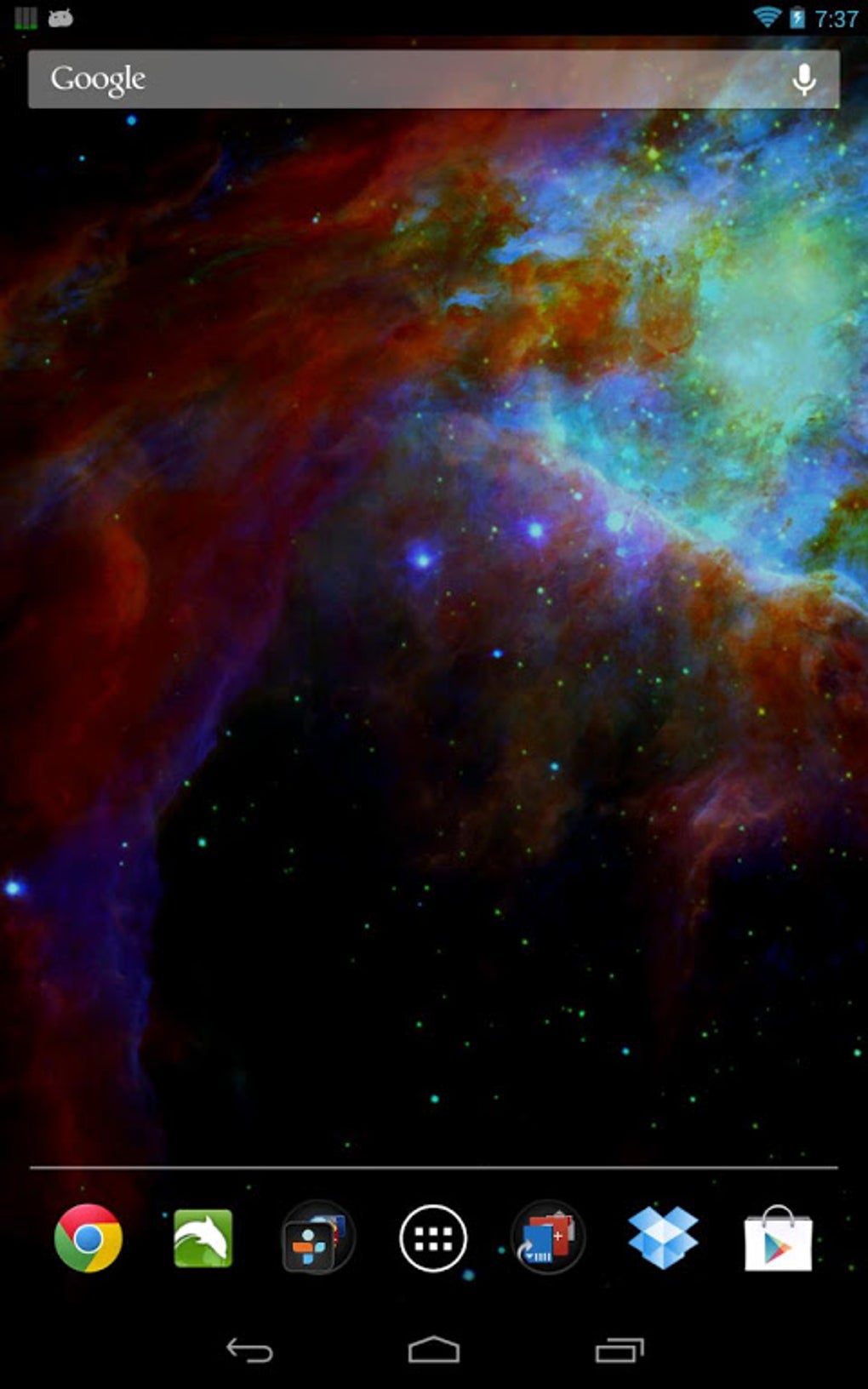 Space Galaxy Live Wallpaper APK para Android - Descargar