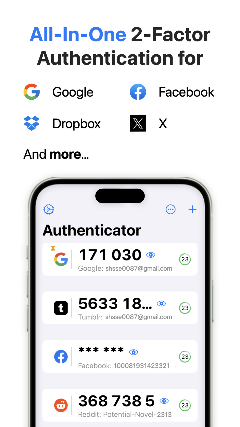 Auth for Google Authenticator for iPhone - Download