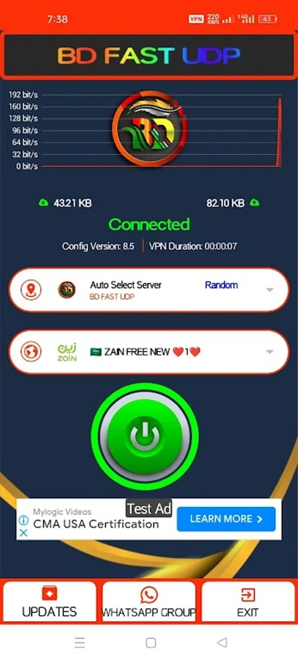 BD FAST UDP APK для Android — Скачать