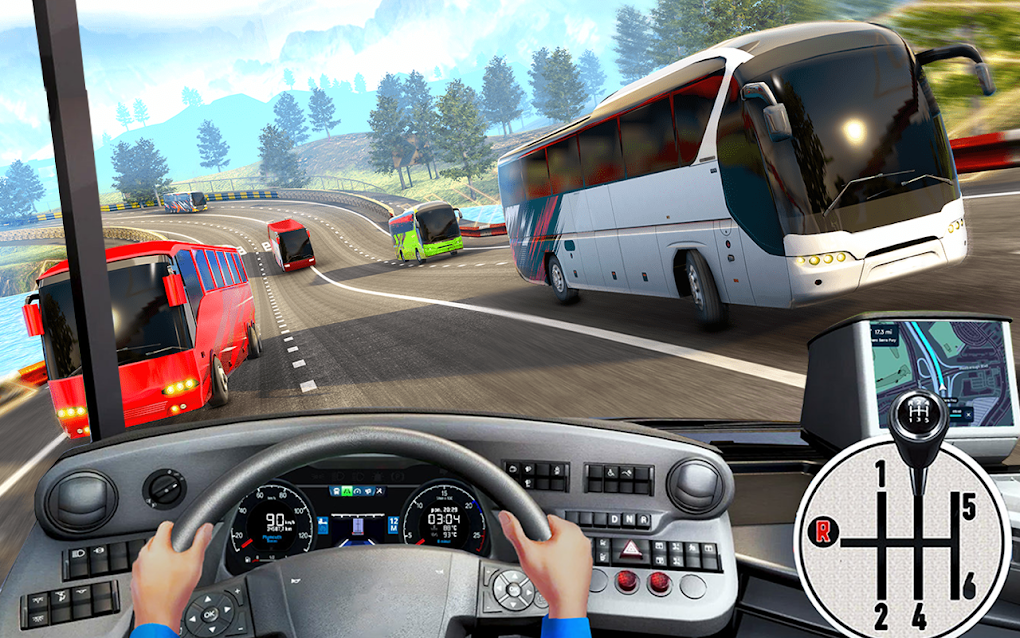 World Bus Driving Simulator - ônibus escolar ao extremo Passando