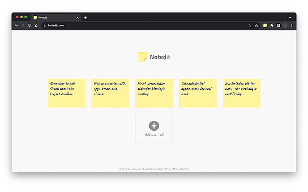 NotedIt for Google Chrome - Extension Download