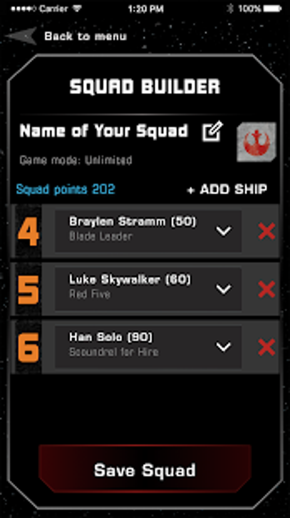 XWing Squad Builder By FFG APK Na Android Download