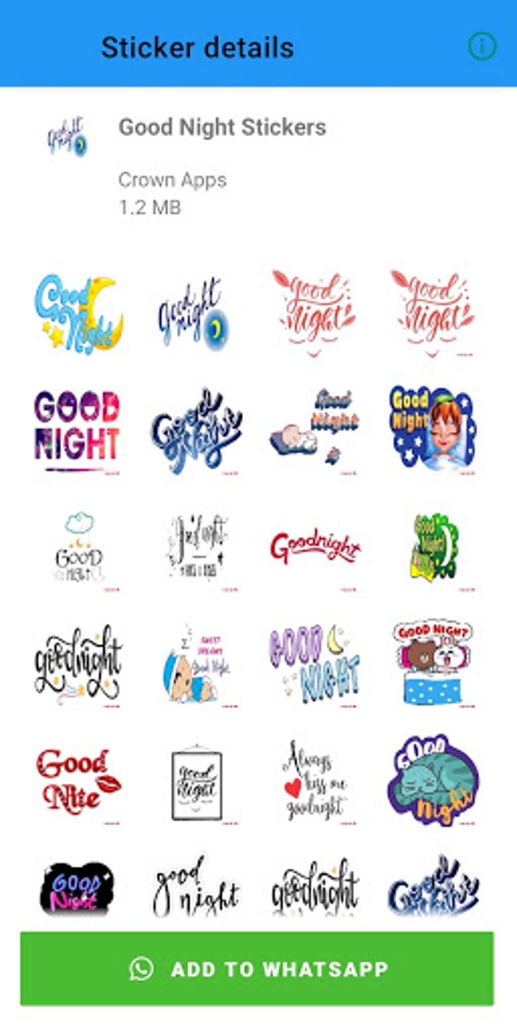 Good Morning Good Night Stickers for Android Download Good Morning Good Night Stickers for Android Download