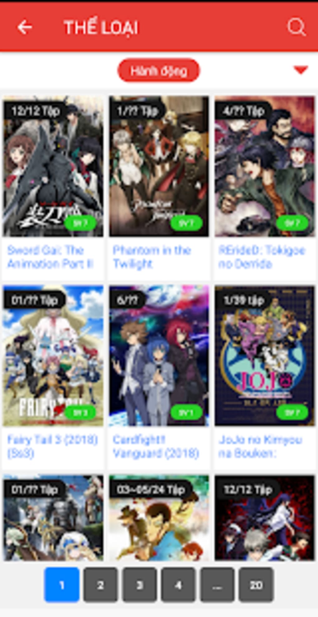 Anime TV Pro - Xem Phim Hoạt Hình Anime VietSub cho Android - Tải về