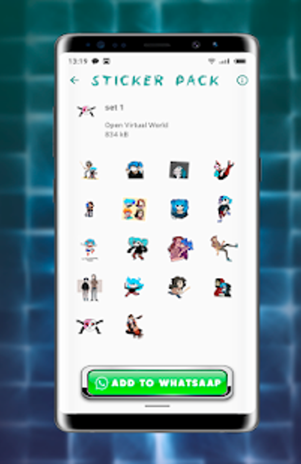 Stickers from Sally Face for WhatsApp для Android — Скачать