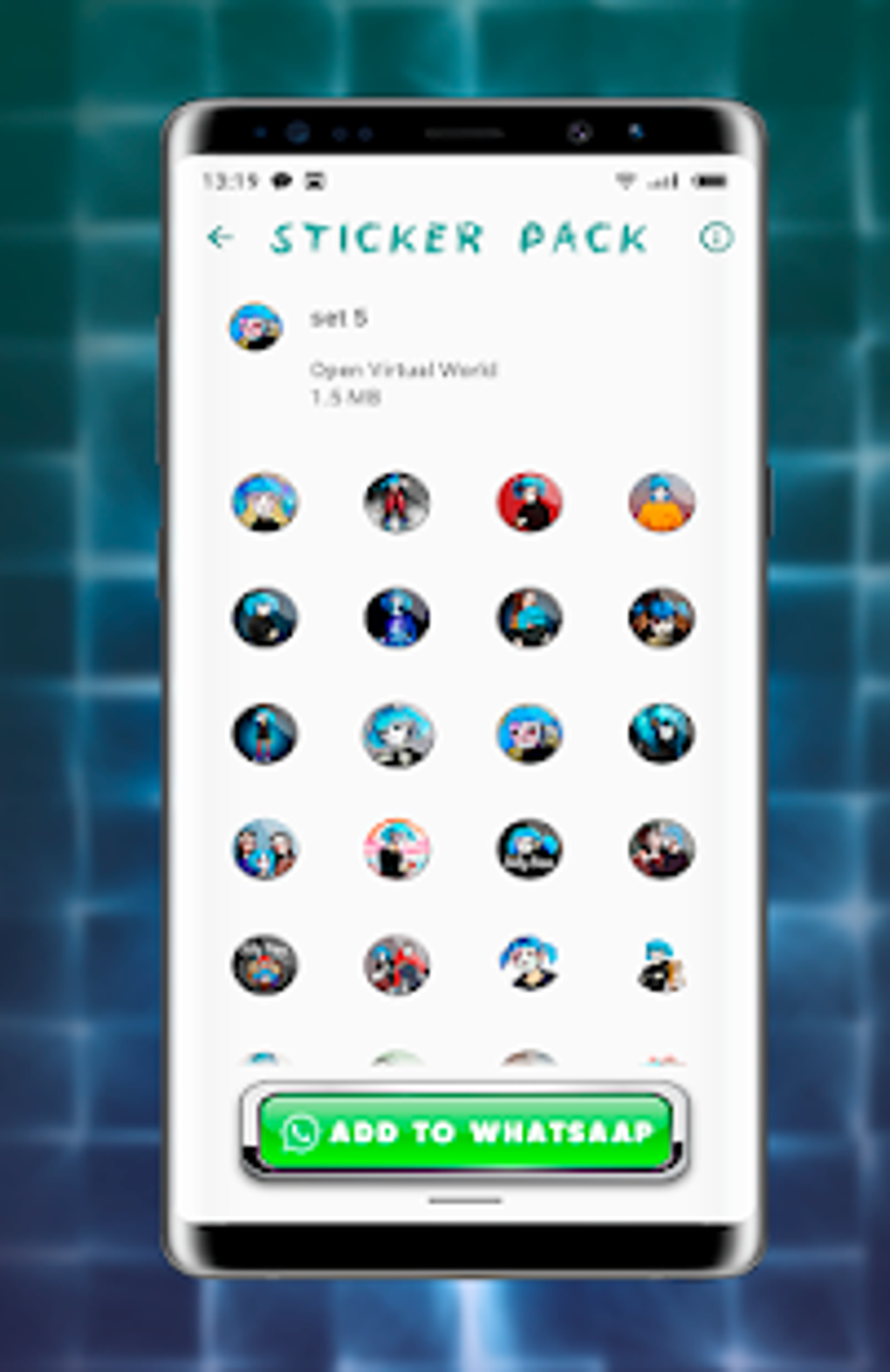 Stickers from Sally Face for WhatsApp для Android — Скачать