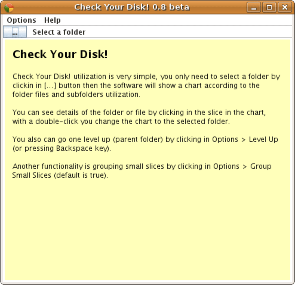 disk check up