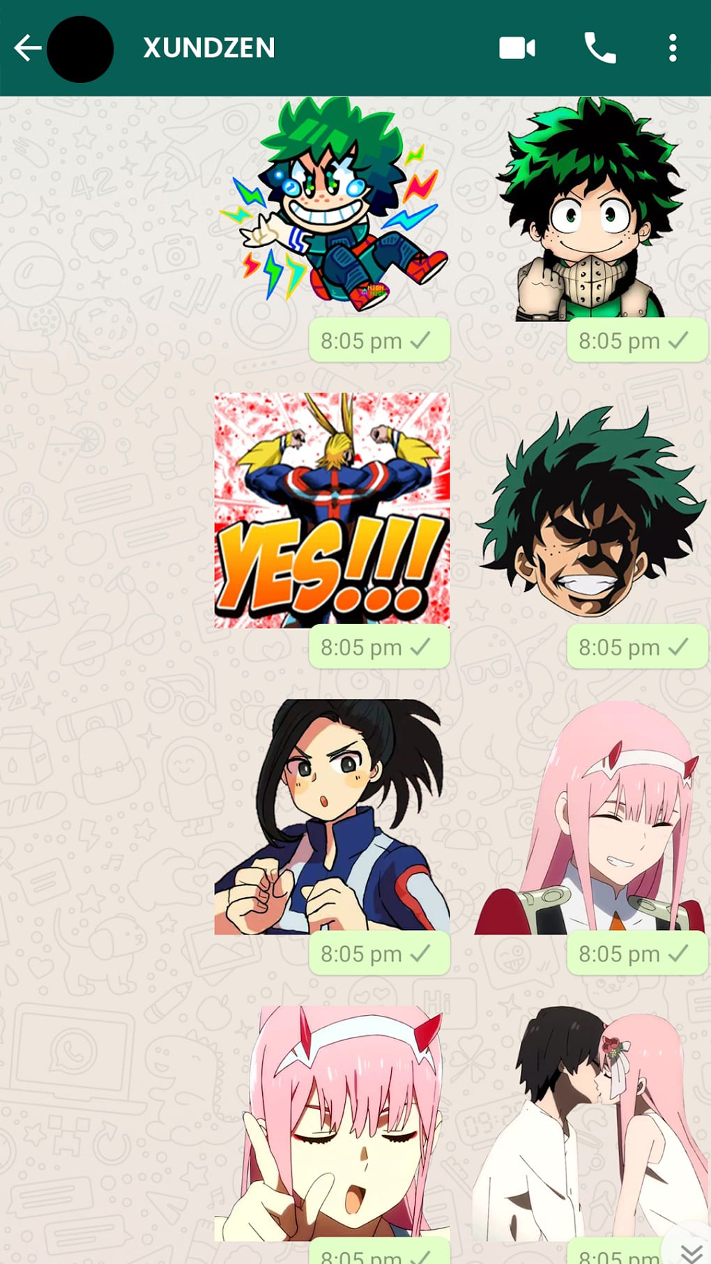 Anime Stickers for WhatsApp cho Android - Tải về