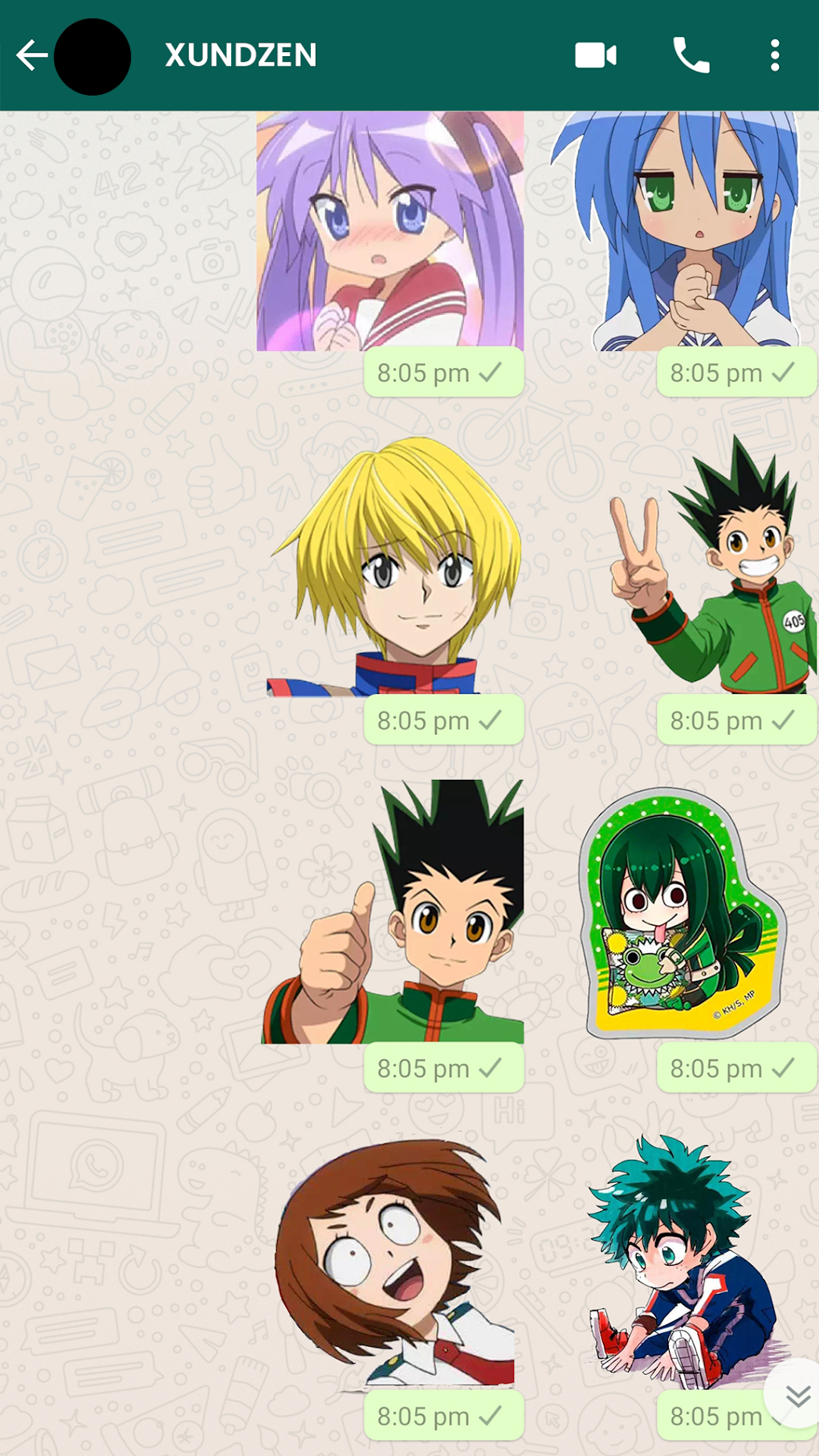 Anime Stickers for WhatsApp для Android — Скачать