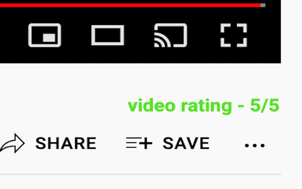 Youtube Video Rating لنظام Google Chrome الامتداد تنزيل