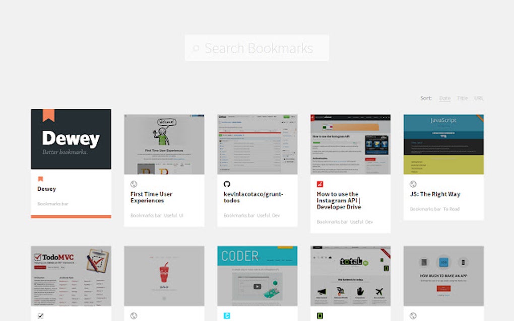 Dewey launcher for Google Chrome - Extension Download