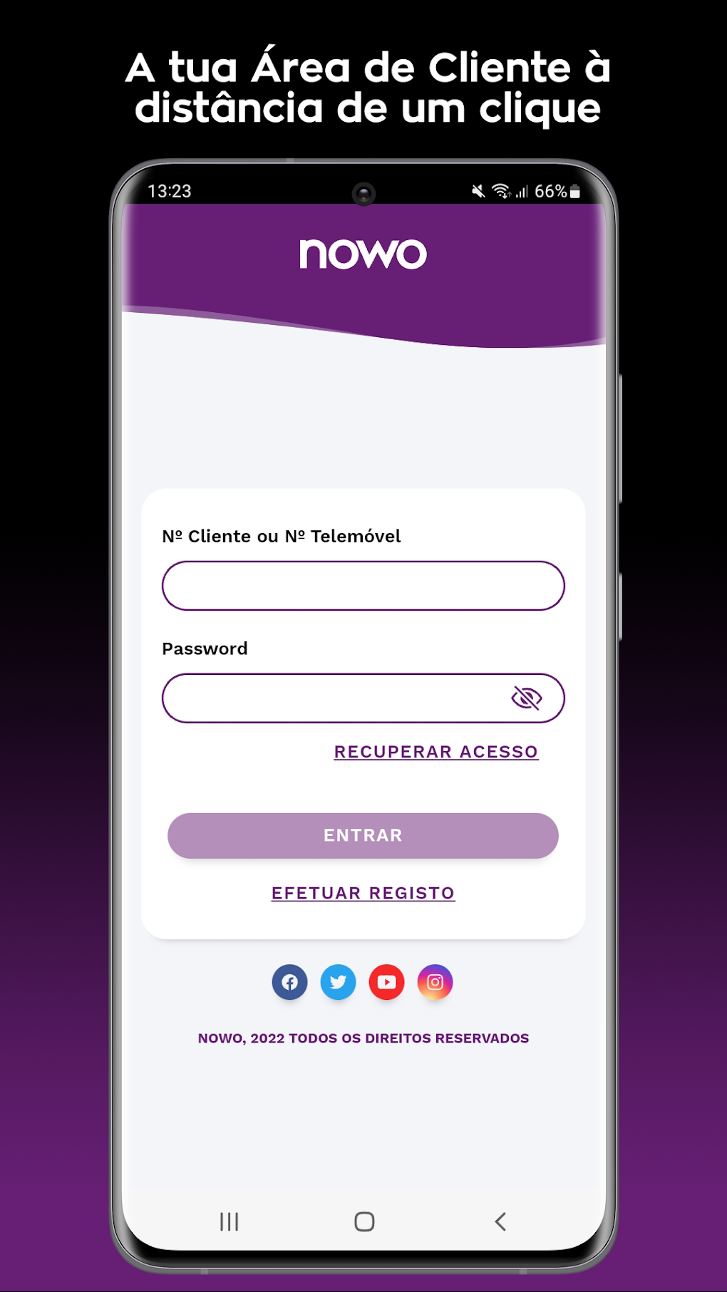 NOWO Cliente для Android — Скачать