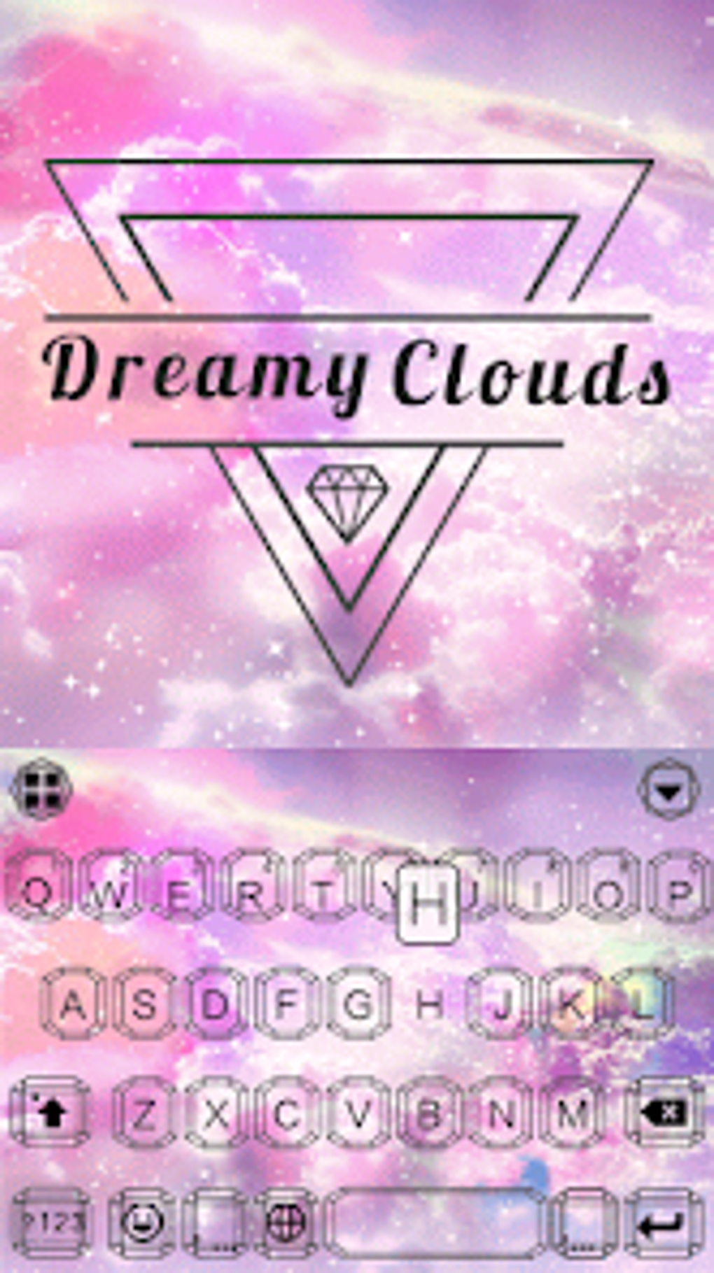 Dreamy Clouds Keyboard Theme для Android — Скачать