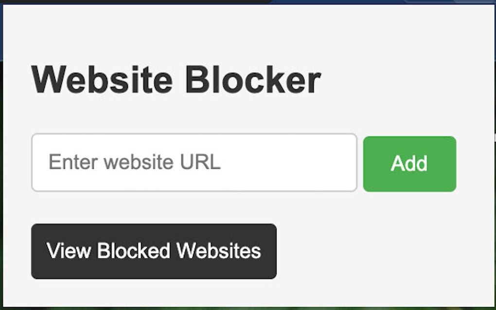 Simple Website Blocker for Google Chrome - Extension Download