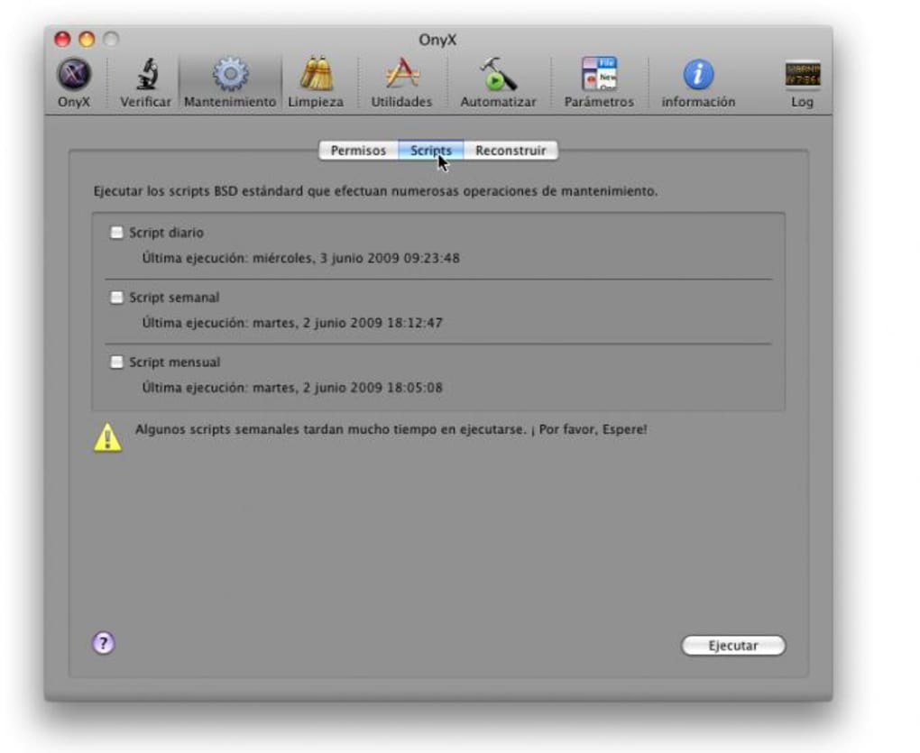 onyx pour mac 10.10.5