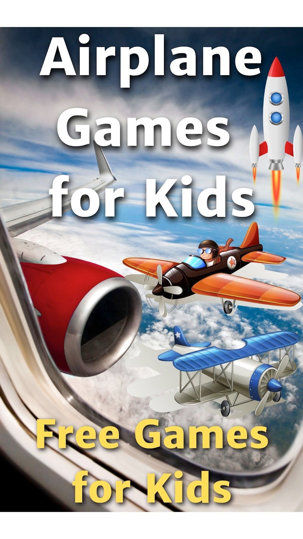 Airplane Game For Kids Under 6 для Android — Скачать