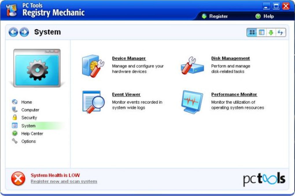 pc tools registry mechanic download windows 7