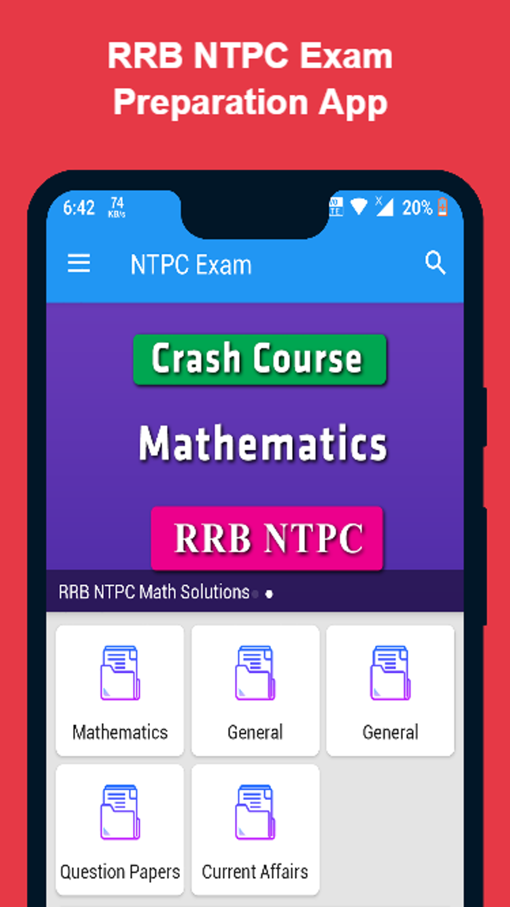 RRB NTPC Exam Preparation App สำหรับ Android - ดาวน์โหลด