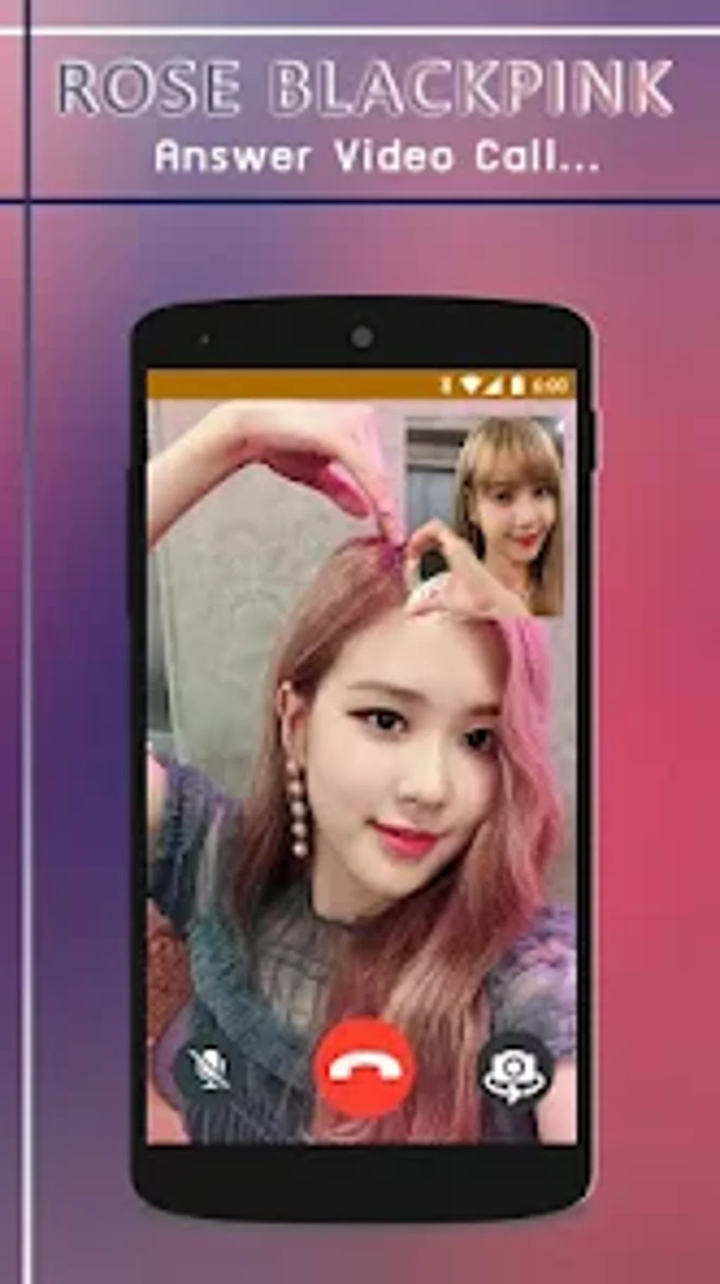 ROSE BLACKPINK Call - Fake Cal для Android — Скачать