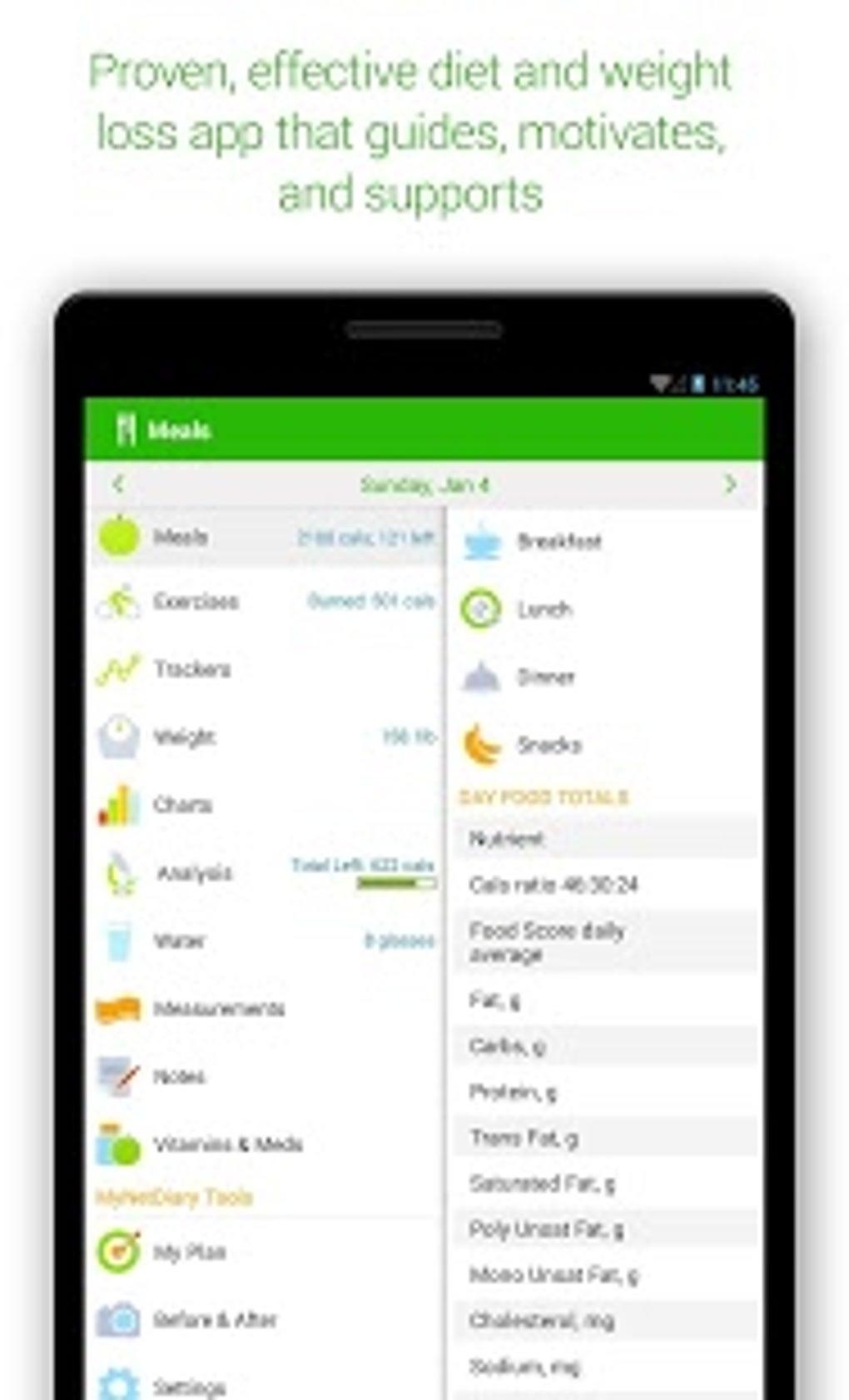 MyNetDiary - Free Calorie Counter and Diet Assistant