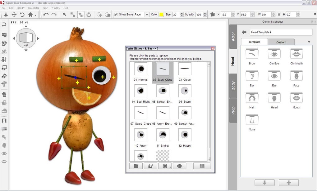 crazytalk animator pro francais