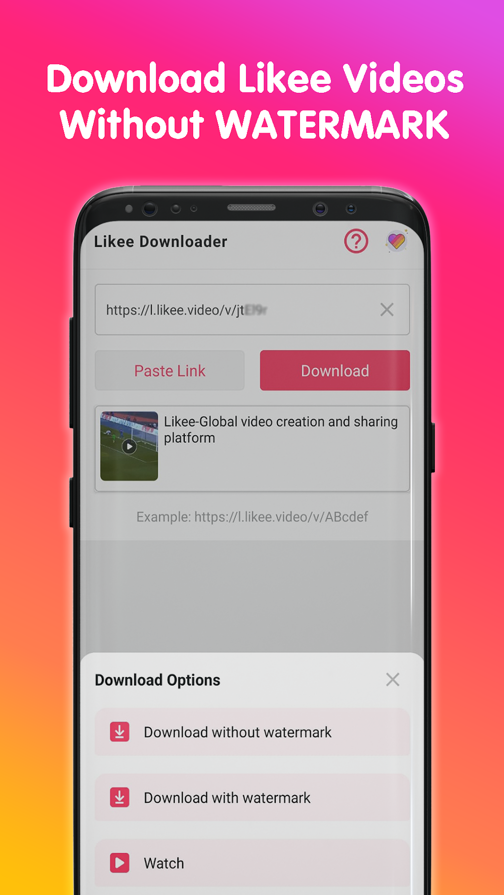 Video Downloader for Likee для Android — Скачать