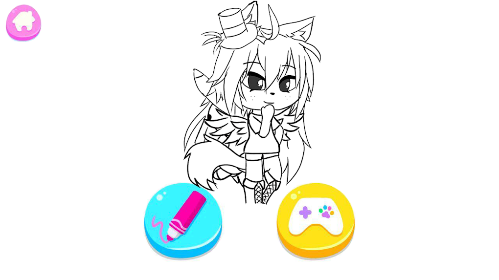 Gacha Life Coloring Pages Printable for Free Download